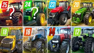 Fs25? Vs Fs24? Vs Fs23 Vs Fs20 Vs Fs18 Vs Fs16 Vs Fs14 Vs Fs12 | Graphics Compare | Timelapse
