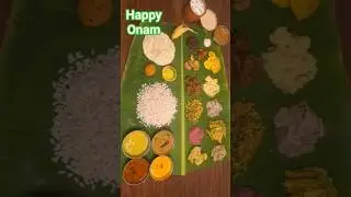 🌸 Happy Onam! | Kerala Onam Sadya Feast with 25 Dishes 🍛✨
