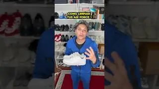 Como limpiar las air force 1 #sneakers #grwm #feed #drill #drip #outfit