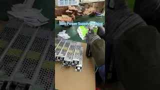 Slim series LED power supply products packging video 20 years manufacturer