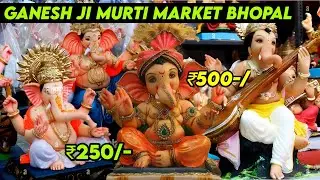 Ganpati Murti in bhopal 2024 | lowest price market start from Rs100 | Ganesh Chaturthi Ganpati marke