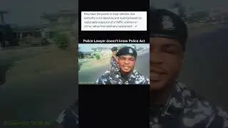 Self acclaimed Police Lawyer does not know the Police Act #youtube #relatable