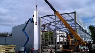 Montaż płyt warstwowych firmy Balex Metal