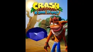 Crash Bandicoot 1 N  Sane Trilogy: Toxic Waste(Blauer Edelstein Blue Gem L&ouml;sung\walkthrough)