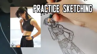 Practice Sketching | Pencil Drawing (No Commentary)