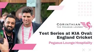 Inside The Pegasus Lounge at KIA Oval Cricket Ground 🏏 | Corinthian Sports