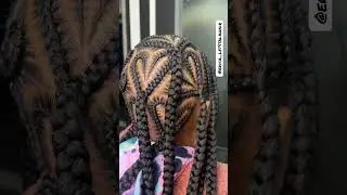 Jumbo heart knotless #knotlessbraids #braidersblueprint #stitchbraids # #braids #braidtutorial