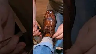 BEST ULTRA Shoe Shining ASMR 2025 l Satisfying Shoe Shine like New✨🔥 #asmr #satisfying #relaxing