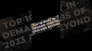 Top 10 most in- demand jobs in 2023 || #shortsfeed || #careeroptions || #trendingshorts