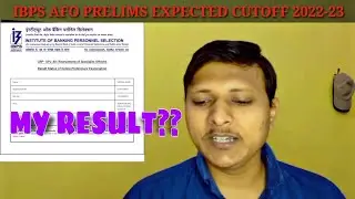 IBPS AFO PRE Result 2022-23 | Expected Cutoff | Self Given Analysis