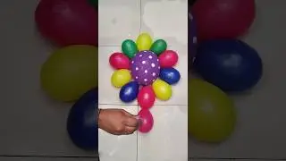 water balloon popping 💦🎈#shorts #asmr #satisfying