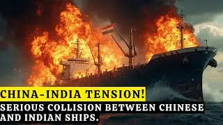 HIGH STAKES INCIDENT! China Collides with Indian Oil Tanker &ndash; Massive Ocean Fire Ignites.