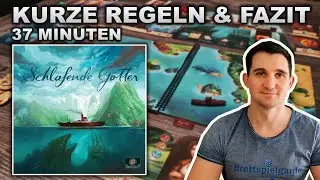 Schlafende Götter Regeln & Aufbau Sleeping Gods Regelerklärung + Fazit Review Anleitung Brettspiel