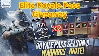 PUBG Mobile Season 9 - Elite Royale Pass Giveaway