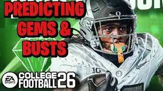 Can We Predict Gems & Bust Recruits in Dynasty CFB26?