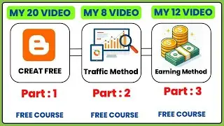Blogging Full Course For Beginners in Hindi | Bloging Full Tutorial for beginners in Hindi #blogger