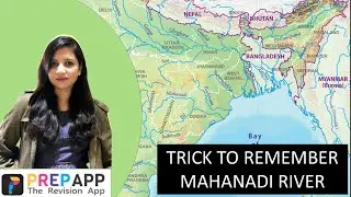 TRICK to REMEMBER tributaries of MAHANADI | Indian river system