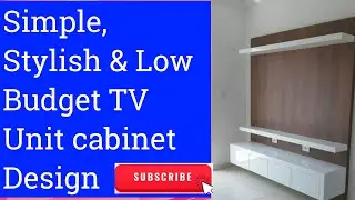 Simple, Stylish, and Low Cost tv Cabinet Design | Trending tv unit design | Tv unit design 2024