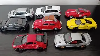 8 Minutes Satisfying With Unboxing Metal Diecast Models Play Sets | ASMR | Unboxing & Review