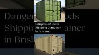 Safe & Secure Dangerous Goods Shipping Container in Brisbane