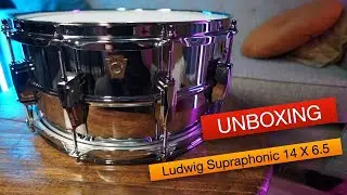 Unboxing - Ludwig Supraphonic LM402 6.5 x 14-inch Snare Drum - Chrome