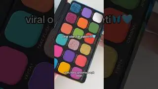 viral olan renkli far paleti 🦋🍭 #revolutionforeverflawness