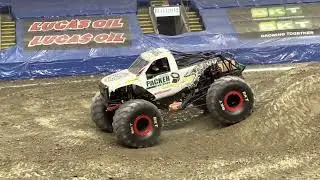 Monster Jam 2022 Total Mortgage Arena Freestyle Competition Just Get Er Done II Brandan Tulachka.