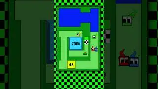 Square race 2d 🟥🟦🟩🟨 #satisfying #squarerace