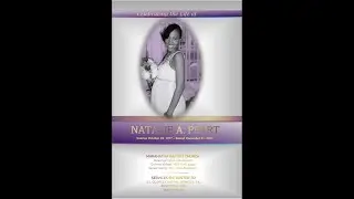 Natalie A. Peart Homegoing Service