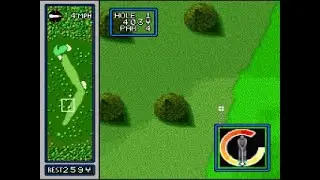 HAL's Hole in One Golf - Super Nintendo - Start Up - Opening - Title Screen - SNES