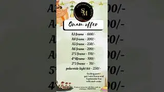 onam offer.. get ur order.. #offer #onam #frames #gift #customized #giftideas