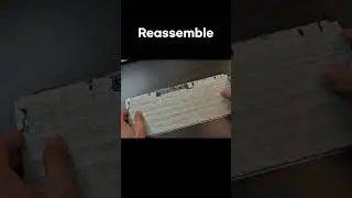 k855 Foam + Tape mod #keyboard #k855 #keyboard #키보드asmr  #keyboardasmr