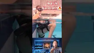🔥 Insane! This Woman Swims Like Lara Croft with Jet Boosters!