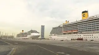 Drive Around mina Rashid cruise Terminal | Dubai 4K