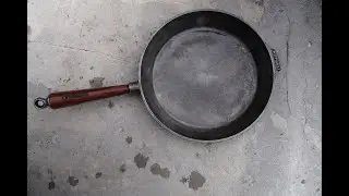 Cleaning old Swedish☆☆☆cast iron frying pans☆☆☆
