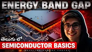EDC in Telugu| Semiconductor Basics in Telugu| Energy Band Gap |JNTUH| JNTUA| JNTUK