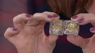 Designing Dining Set of 12 Mini Salt & Pepper Shakers w/ Rack on QVC