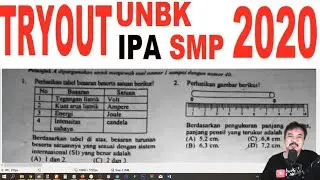 TRYOUT UNBK IPA  SMP 2020