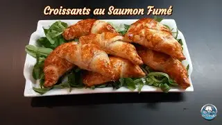 Recette CROISSANTS au SAUMON Fum&eacute; 🥐🐟