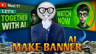Make Professional YouTube Banner with AI Tools । YouTube banner kaise banaen AI se.