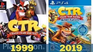 Evolution Of Crash Team Racing - CTR Gameplay (1999 - 2019)