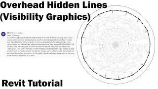 Revit Tutorial - Overhead Hidden Lines (Visibility Graphics)