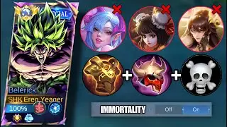 THIS BELERICK BEST BUILD AND EMBLEM TOTALLY DESTROY META ENEMY!!💀 (100% BROKEN) | MLBB