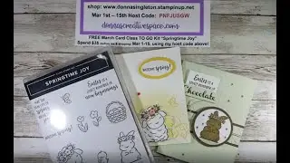 Stampin' Up! Springtime Joy Card Tutorial