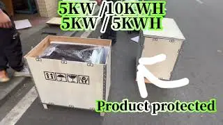 DAHUI 5KW/5KWH Model 51.2V W Lifepo4 Solar Generator Portable Power Station Quick Charge 1 Hours