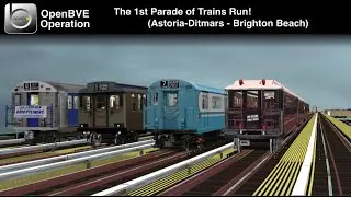 OpenBVE RP Multiplayer Special: Operating BMT D Type Triplex on the Q Express Line to Brighton Beach