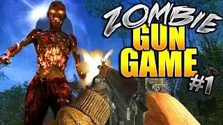 ZOMBIE GUN GAME ON SHANGRI LA!! (Black Ops 1 mod) Part 1