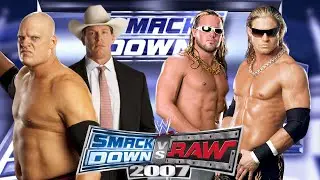 WWE SmackDown vs. Raw 2007 - Kane Season Mode  - Kane/JBL vs. MNM