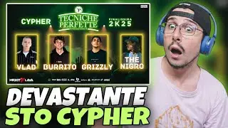 Reaction al Cypher Semifinale Tecniche Perfette 2025 : BURRITO vs THE NIGRO vs VLAD vs GRIZZLY