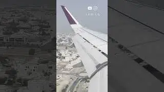 #shorts Qatar Airways Airbus 320 landing at Muscat International Airport